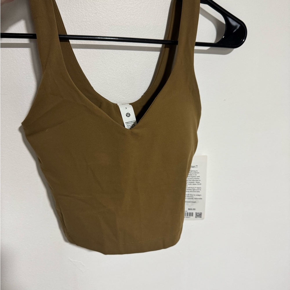 Lululemon Athletica Brown Tank Top